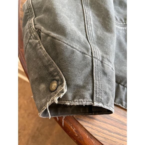 Carhartt Detroit gray green zip front coat jacket size XL - Picture 6 of 12